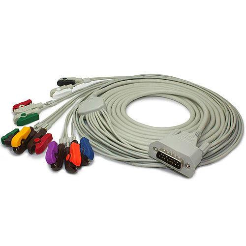 EDAN ECG Patient Cables & Lead Wires – AHA, Snap, Grabber & Banana