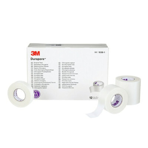 3M MICROPORE Wound Surgical Tape 3 inch 7.6cm x 9.1m 1 roll without  dispenser