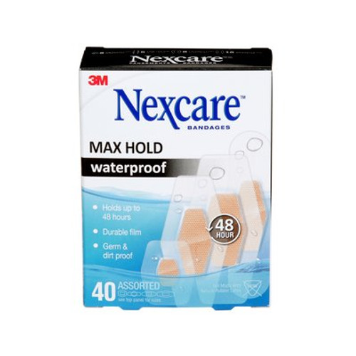 Max Hold Waterproof Bandages, nexcare waterproof band aids and bandages, medical supplies