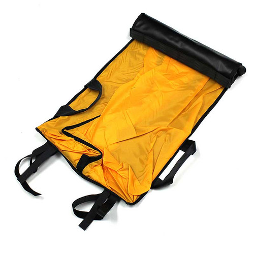 Litter Patient Cover w Zip & Handles,Black/Orange, patient cover for stretchers, first aid supplies, rescue supplies, medical supplies