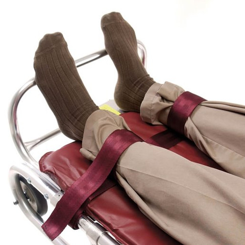 Model 415-AR Ankle Restraints securely holds a patient’s legs in places.