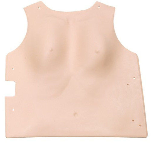 Outer part of chest cover, Resusci Anne, medical training supplies, medical training manikins, medical training supplies