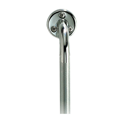 AquaSense Knurled Chrome Grab Bar, chrome grab bar, shower grab bars, medical supplies, dme in canada