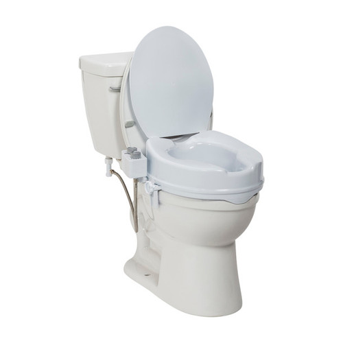 PreserveTech™ Raised Toilet Seat with Bidet, medical supplies, dme, medical equipment, raised toilet seat, toilet safety