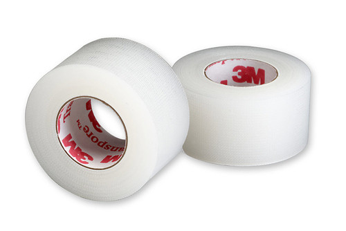 3M Durapore Silk-Like Cloth Medical Tape, 3in x 10 Yard, White, 1538-3, 40/Case