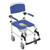 Aluminum Rehab Shower Commode Chair with Four Rear-locking Casters, commode chair, wheeled commode, dme online canada
