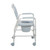 Aluminum Shower Chair and Commode with Casters, shower chairs and commode, Commodes with casters and wheeled Commode