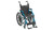 This foldable pediatric wheelchair provides mobility, comfort and safety. Perfect for an active user. The wheelchair offers flip-back padded desk arms, swing-away footrests, calf strap, pelvic belt, and adjustable height push handles as standard features. WC19 bus transit compliant for users between 50 and 80 lb (standard transit brackets included).