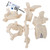 5 Human Vertebrae, Loosely Threaded on Nylon (atlas, axis, cervical, thoracic, lumbar) - 3B Smart Anatomy