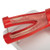 With the help of this artery model doctors can explain changes in the blood vessels due to arteriosclerosis. A horizontally dissected artery fork is depicted with arteriosclerotic changes in four different stages, from slightly sedimented to a completely clogged blood vessel. Arterioclerosis model on stand.