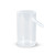 Vessel with Overflow, Transparent 005-1003518 – a clear, durable vessel designed for experiments and demonstrations involving liquid overflow. Ideal for laboratory and educational applications.