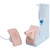 With the P93 BASIC catheterization trainer set, both male and female bladder catheterization procedures can be realistically demonstrated, practiced and assessed. The easy-to-change genital inserted into the holder and held in place with magnets. Both inserts are made from soft material. Foreskin and labia are movable and the penis can be stretched. This way the student can practice all the necessary gestures for catheterization (e.g. disinfection). The material of the genital inserts gives a realistic feeling when inserting and removing the catheter into the bladder with realistic resistance and insertion depths.