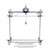 Measuring apparatus for investigating the elastic deformation of rods of flat geome-try and for determining the modulus of elasticity.