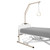 The Dynarex LTC Trapeze Bar with Stand is an overhead pull-up device designed to help patients shift positions in bed. Its durable steel construction features a two-piece design, tool-free assembly, an adjustable chain, and adjustable bar height. Ideal for hospitals, rehabilitation facilities