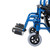 The DynaRide Pediatric Wheelchair with Footrest is a high-quality wheelchair designed for pediatric users, featuring durable steel construction for reliable, long-lasting performance. The Wheelchair is equipped with swing-away adjustable footrests for added support and easy transfers. Padded flip-back desk arms provide added convenience and versatility. The DynaRide Pediatric Wheelchair features height-adjustable push handles for easy customization and push-to-lock wheel locks for reliable stability.