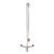 Pendulum with low-friction pointed bearings and electro-magnetic angle sensor for measuring simple harmonic motion of a weighted pendulum with movable weight.