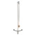 Pendulum with low-friction pointed bearings and electro-magnetic angle sensor for measuring simple harmonic motion of a weighted pendulum with movable weight.