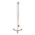 Pendulum with low-friction pointed bearings and electro-magnetic angle sensor for measuring simple harmonic motion of a weighted pendulum with movable weight.