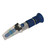 Handy refractometer for determining the sugar content of fruit, must, juice, vegetables and other foods and in the analysis of coolant lubricants. Automatic temperature compensation increases the accuracy of measurements carried out at temperatures between 10° and 40°C.
