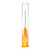 Sol-Vet™ Hypodermic Needles are with shallow bevel angle and long cutting face. Needle bevel grind is specifically designed for veterinary use and enables easier penetration of thick or dehydrated skin of large animals. It also makes the injection less painful for the patient.