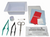 Non-sterile
HIPS Tray
(2) Plastic forceps
Sharp/blunt scissors
(4) 8ply, 4" x 4" Gauze dressing
Polybag with twist tie
Polylined towel/drape
1" x 36" Roll of medical tape
Abdominal pad
Safety pin
Simulated swabsticks with distilled water (3/Pack)