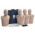 Four Professional Child CPR-AED Training Manikins. Includes 50 Face-Shield Lung Bags, Instruction Sheet and Nylon Carrying Case. Weight: 22 lbs. 3-year manufacturer's warranty. Not made with natural rubber latex. Each CPR Monitor requires two "AA" batteries (not included).