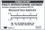 Wallcur's Practi-Nitroglycerin Ointment Applicator Sheets™ for clinical training simulate the commonly used nitroglycerin ointment measured dose applicator sheets, noting both inches and centimeter measurements.