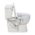 PreserveTech™ Raised Toilet Seat with Bidet, medical supplies, dme, medical equipment, raised toilet seat, toilet safety