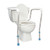 AquaSense Adjustable Toilet Safety Rails, to Floor, toilet safety rails, toilet seat raised, dme, medical supplies canada