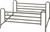 Standard Telescoping Full-Length Side Rail, Brown-Vein Finish, full length side rails, medical supplies canada,