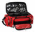 The MedPac 4800's spacious main compartment has 6 adjustable, rigid dividers to organize larger supplies/equipment in the spacious main compartment. The adjustable buckle-assembly keeps the full-access lid upright for visibility and easy access. The gussetted front pouch has multiple instrument pockets and elastic loops to secure gauze, elastic wraps, vials, etc. Full length zippered compartments on the front, back and both sides store misc. gear and paperwork. Contents Not Included. Crafted of rugged, water-resistant, Ballistic Nylon for durability with thick foam padding for shape and structure. Durable, molded runners protect the bottom of the bag. The 4800 will accomodate a D size O2 Tank.