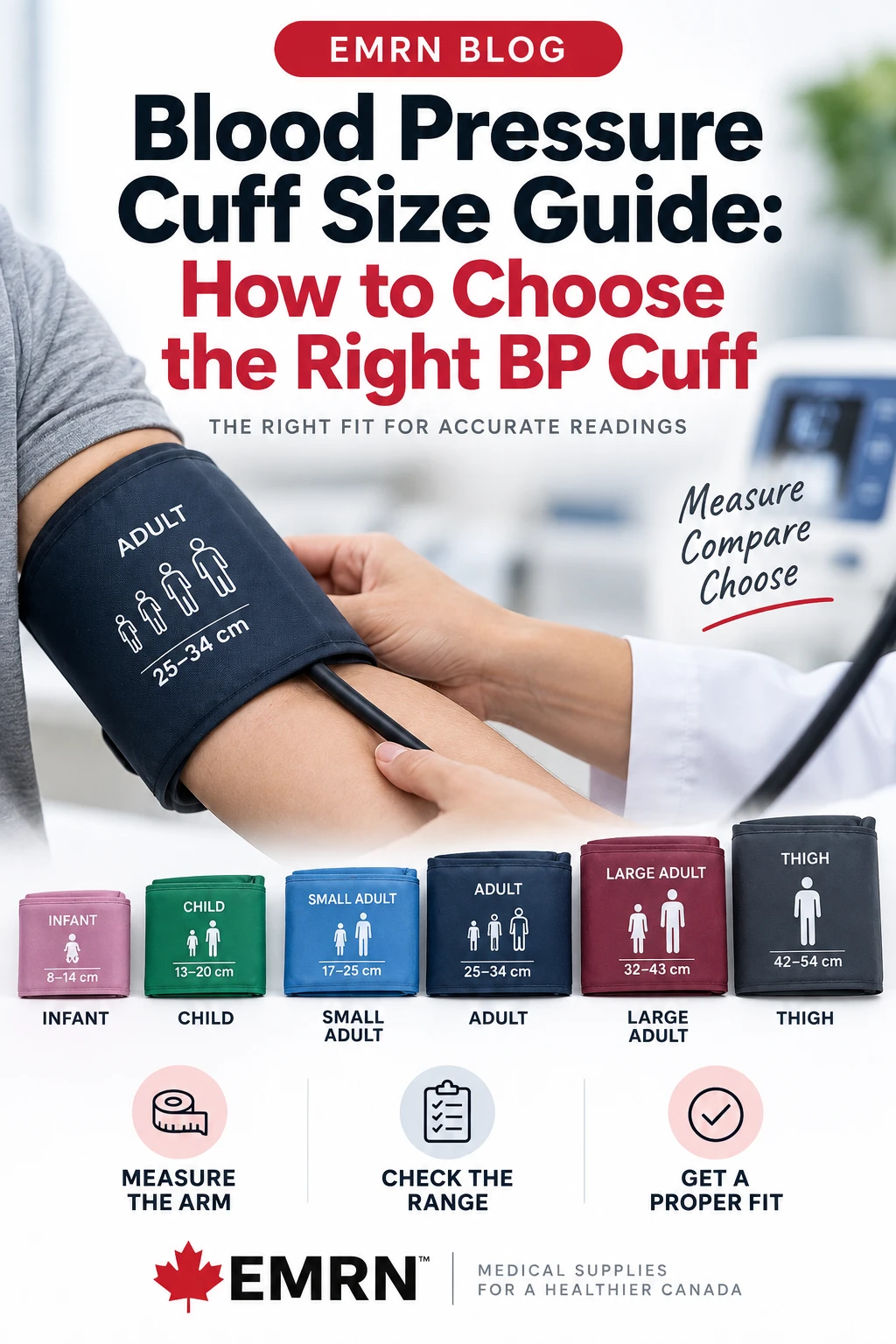 Blood Pressure Cuff Size Guide: How to Choose the Right BP Cuff