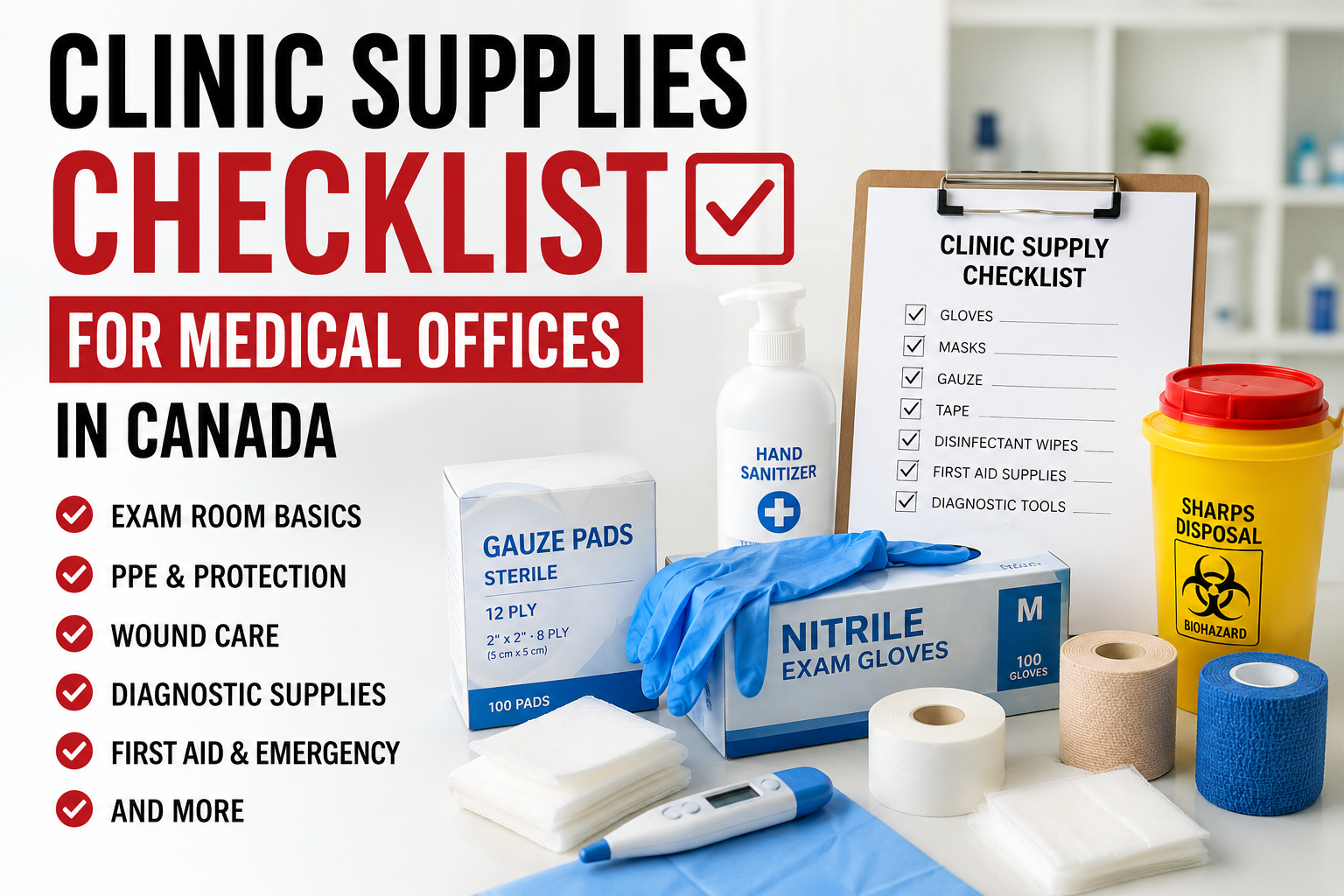 Clinic Supplies Checklist for Medical Offices in Canada | EMRN