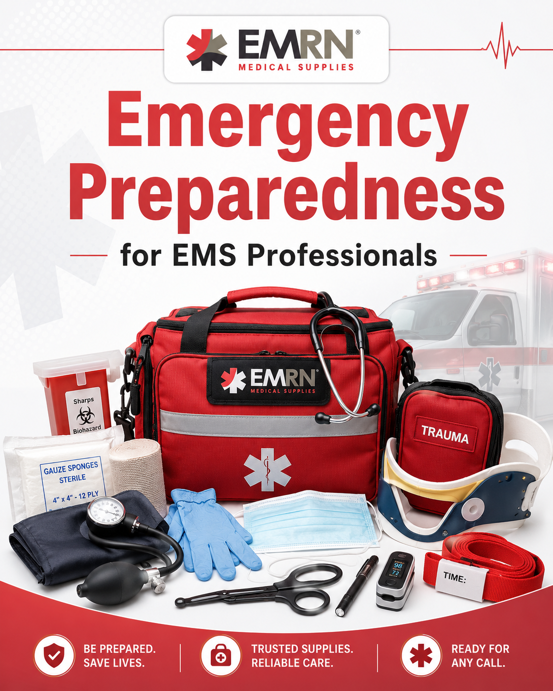 Emergency Preparedness Supplies for EMS Professionals: A Complete Equipment and Restocking Guide