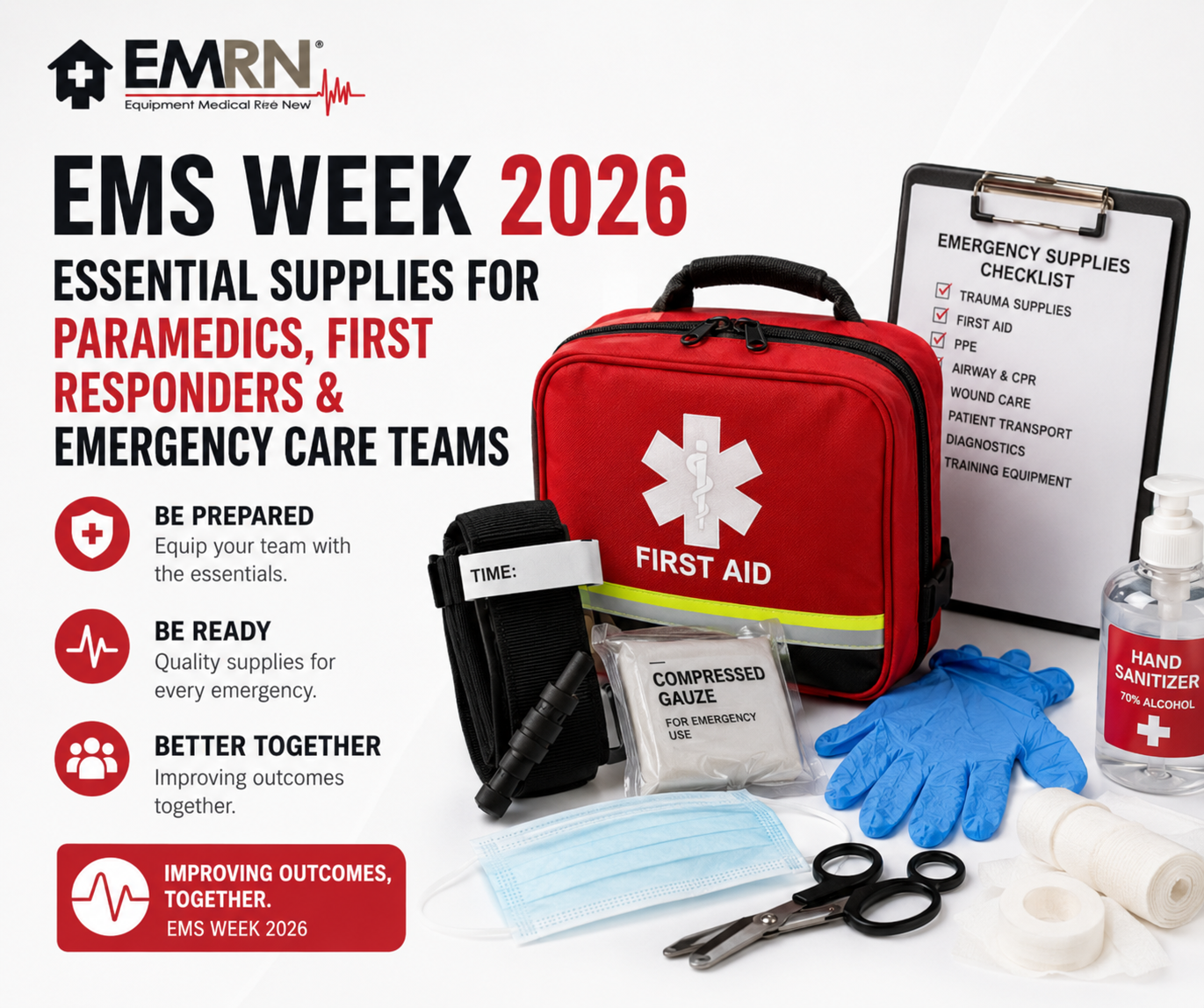 EMS Week 2026: Essential Supplies for Paramedics, First Responders & Emergency Care Teams