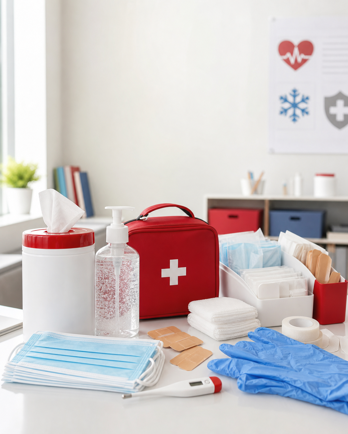 Seasonal Illness Preparedness Supplies for Schools, Daycares, Clinics, and Workplaces