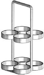 Circular Cylindrical Rack Cylinder RACK For