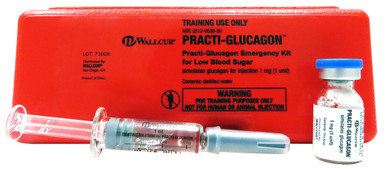 Practi-Glucagon Kit (for training) - EMRN - Equipment Medical Rive Nord