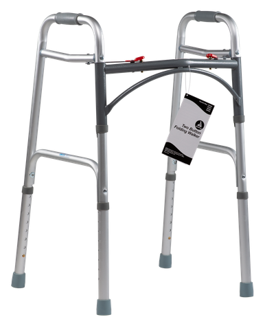 Adult Two Button Folding Walker, (32”-39”), 1pc/bag
