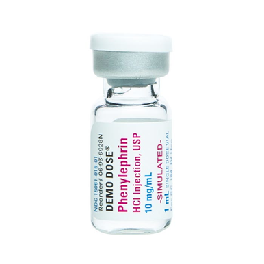 Demo Dose¬Æ Phenylephrin HCI Injection 10mg/mL 1mL (For Training ...