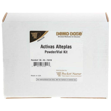 Demo Dose¬Æ Activas Alteplas Powder/Vial Kit (For Training Purposes ...