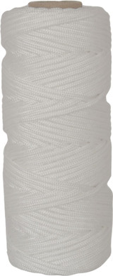 4H Reel Nylon Cord WHITE