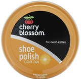 Cherry Blossom Light Tan Shoe Polish 40ml