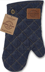 Cooksmart Oxford Denim Gauntlet Oven Glove