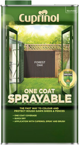 Cuprinol One Coat Sprayable Forest Oak 5ltr 