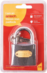 Amtech Iron Padlock 50mm