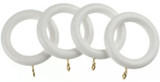 Rings For Wood Pole White pack of 4