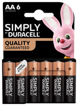 Duracell AA Batteries pk6