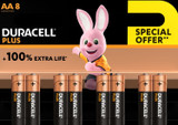 Duracell Batteries AA 8pack