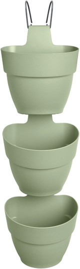 Elho Vertical Triple Planter Green